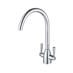 MT330 Twin Lever Round Neck Mixer Tap C